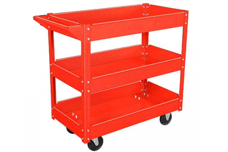 3-tier iron tool shelf 840cm Tolsen 80221