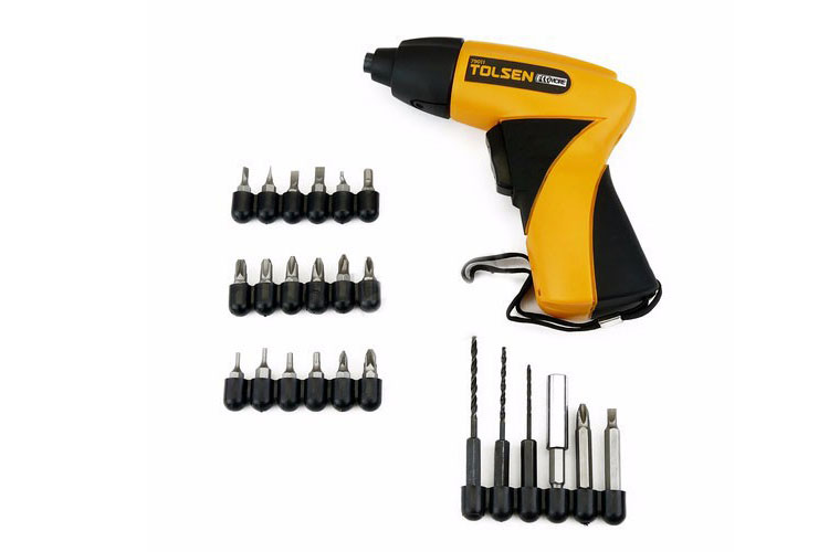 Bộ máy khoan nhỏ không dây X-tip 4.8V Tolsen 79011