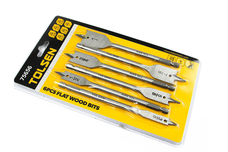 Bộ 6 mũi khoan gỗ Tolsen 75656