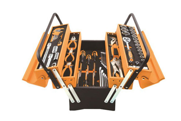 Thùng 3 tầng kèm bộ dụng cụ 60 món Tolsen 85401