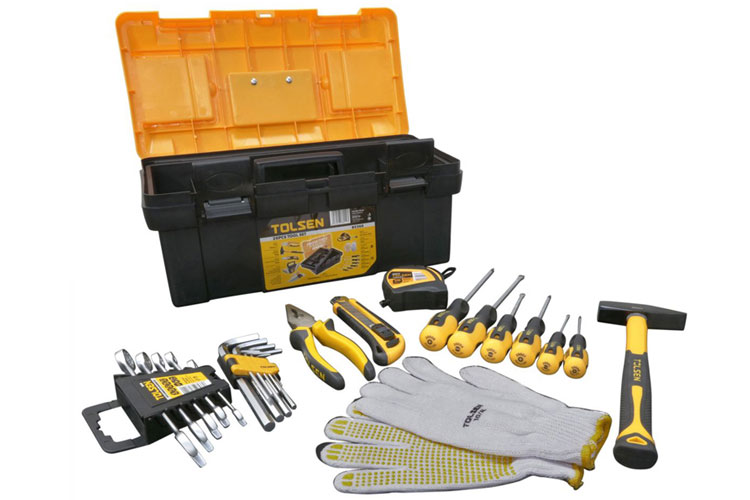 Thùng bộ dụng cụ 26 món Tolsen 85360