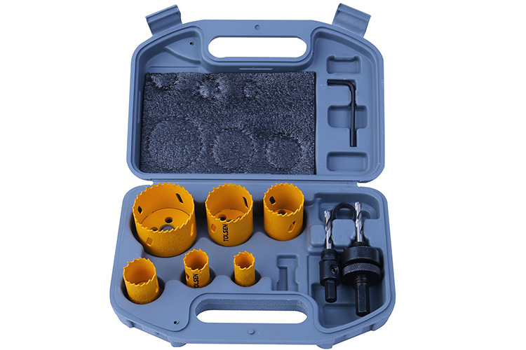 Bộ 9 vòng khoét lỗ sắt Tolsen 75861