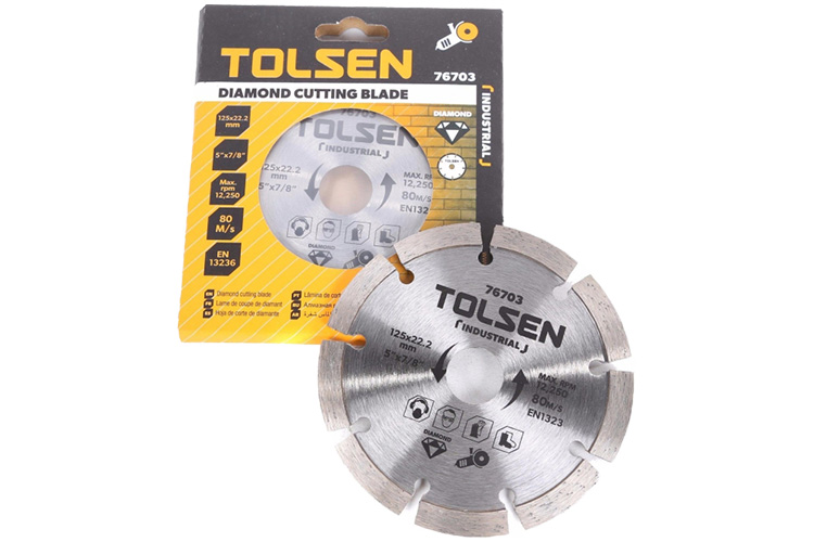 Đĩa cắt gạch khô 125mm Tolsen 76703