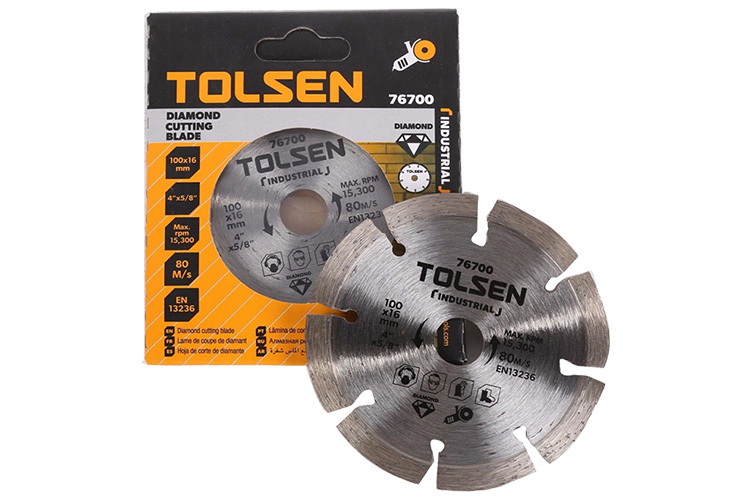 Đĩa cắt gạch khô 100mm Tolsen 76700