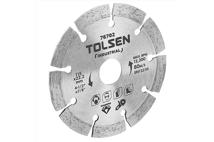 Đĩa cắt gạch khô 115mm Tolsen 76702
