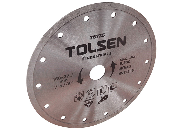 Đĩa cắt 180×22.2mm Tolsen 76725