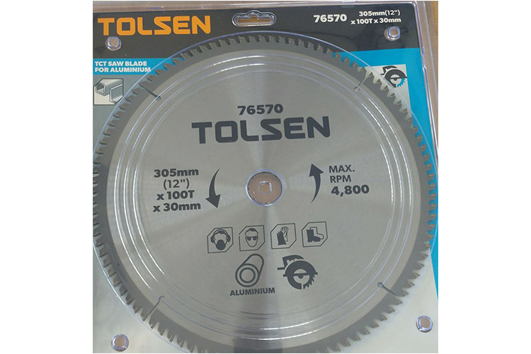 Đĩa cắt gỗ 100 răng 305mm Tolsen 76570