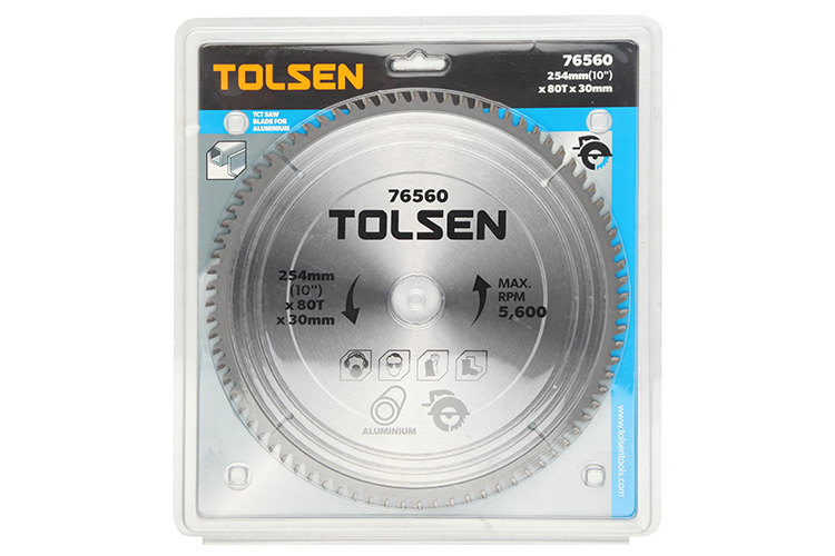 Đĩa cắt gỗ 80 răng 254mm Tolsen 76560