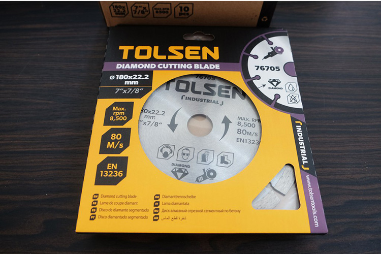 Đĩa cắt 180×22.2mm Tolsen 76705