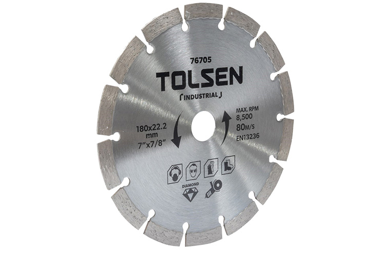 Đĩa cắt 180×22.2mm Tolsen 76705