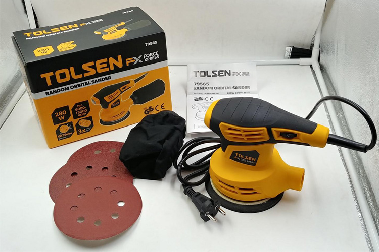 Máy chà nhám 280W X-tip Tolsen 79565