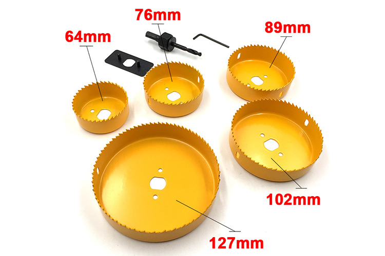 Bộ 8 vòng khoét lỗ lớn Tolsen 75866