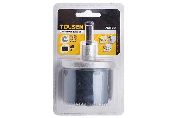 Bộ khoét lỗ 7 cái Tolsen 75870