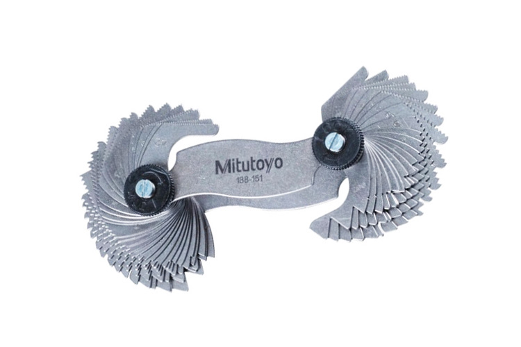 Bộ dưỡng đo ren 51 lá 0.4-7mm/4-42TPI Mitutoyo 188-151