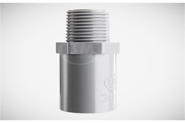 nối ren ngoài Pvc 21 dày BÌNH MINH 001PVC0DRN21Y