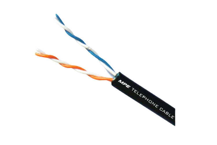 Cáp điện thoại 2 đôi (1/0.5mmx2P) MPE TLC-2P