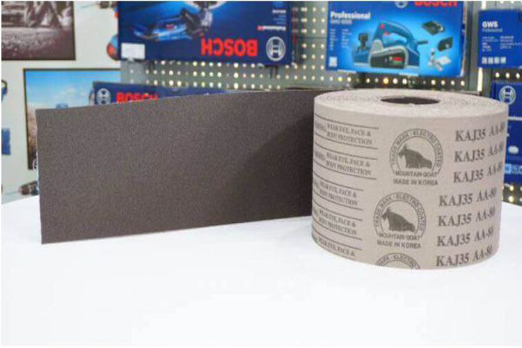 Cuộn vải nhám dê mềm độ hạt 180 PACO KAJ35 180