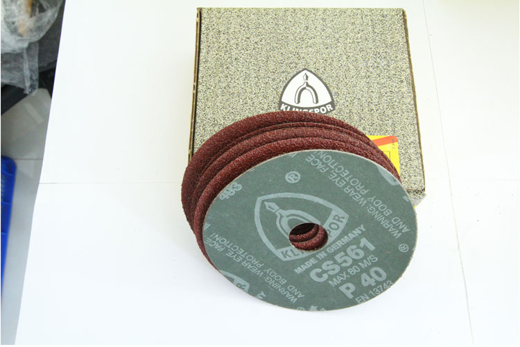 Nhám mài dĩa Fiber disc CS561/P40/125x22mm Klingspor 66366