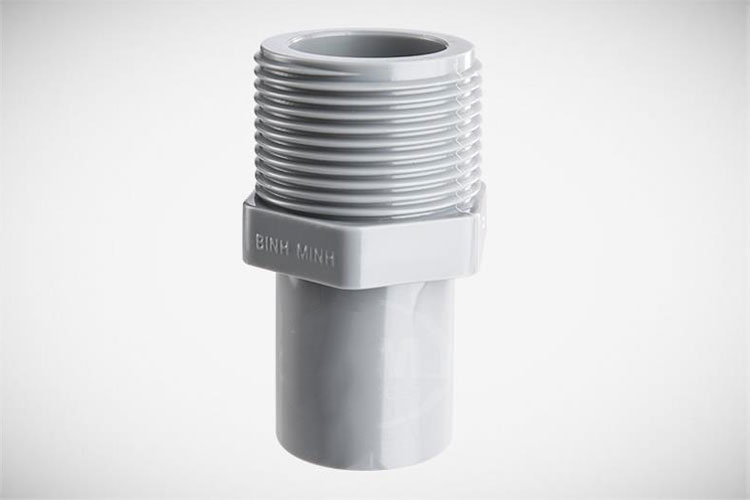 Nối ren ngoài Pvc 42 dày BÌNH MINH 001PVC0DRN42Y