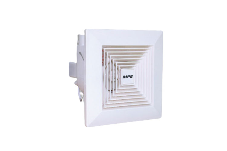 Ceiling mounted exhaust fan with protective cover 120mm 25W MPE AFC-130