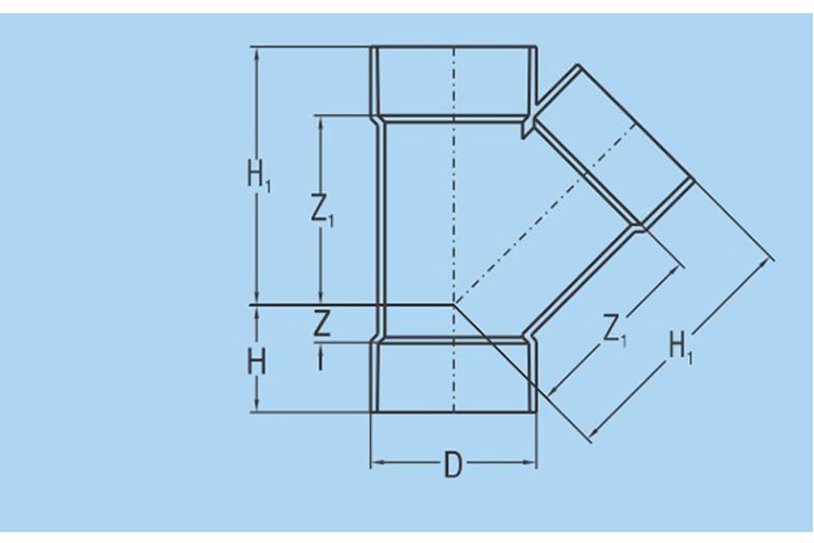 chữ Y rút Ø90 mỏng BÌNH MINH 001PVC0MY90Y