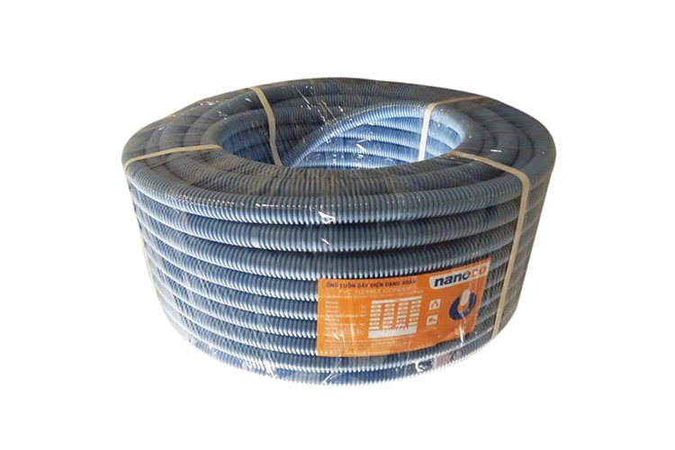Ống luồn dây điện Ø20mm dạng xoắn NANOCO FRG20W