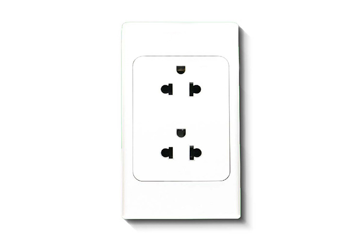 Ổ cắm đôi 3 chấu đế liền 16A MPE A20UES2N  