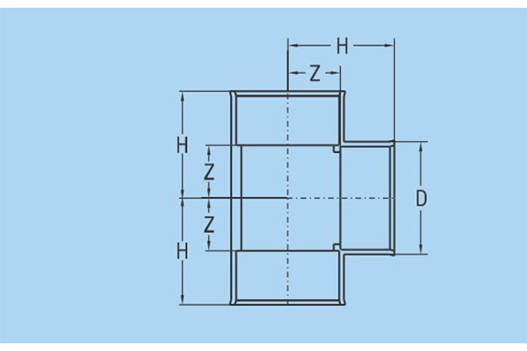 Tê Pvc 60 dày Bình Minh 001PVC0DT60Y