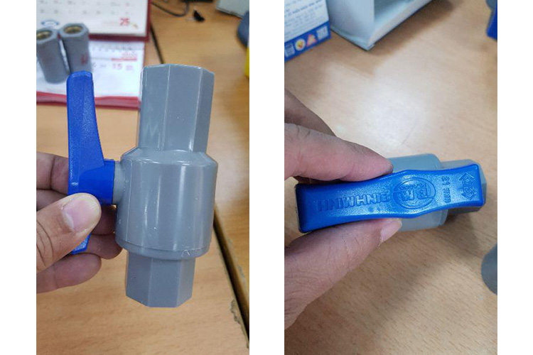 van chặn nước Pvc Ø42 BÌNH MINH 001PVC00V42Y