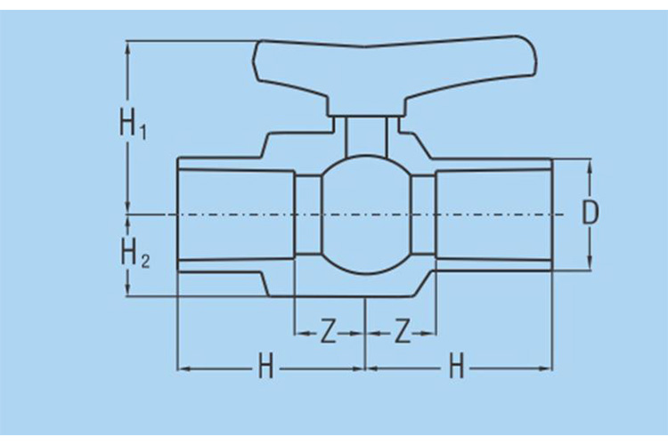 van chặn nước Pvc Ø42 BÌNH MINH 001PVC00V42Y