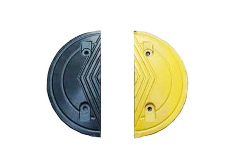 Đầu gờ giảm tốc cao su 175x350x50mm KBS kèm phụ kiện
