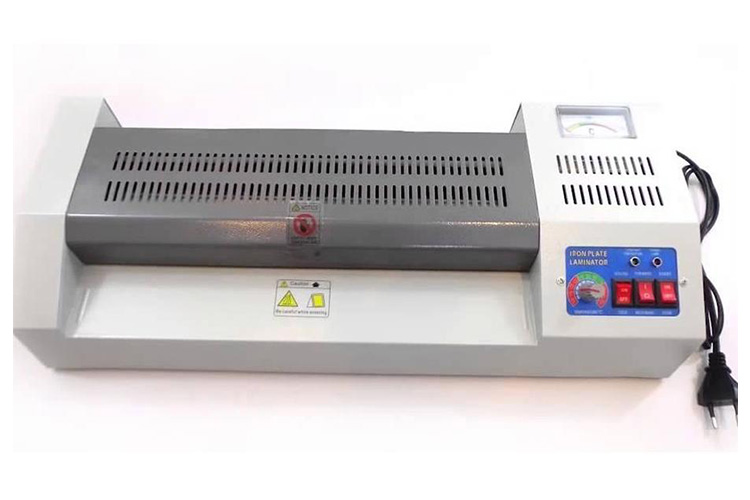 Máy ép nhựa Plastic YT-320 khổ A3 rulo nhỏ