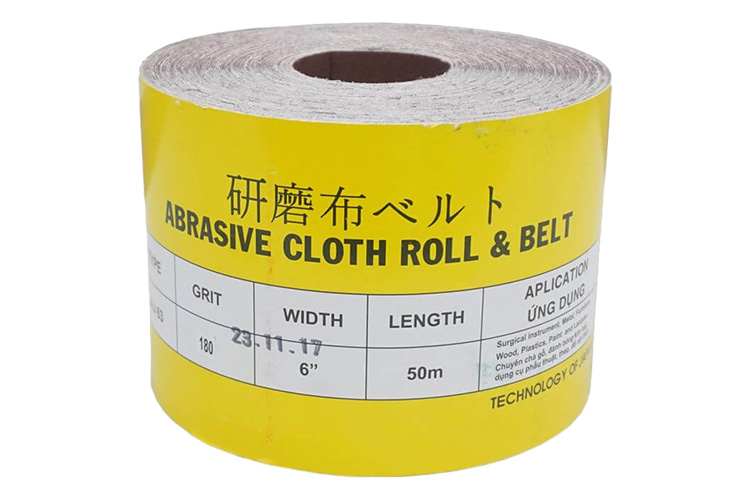 Cuộn giấy nhám vòng độ hạt 180 BÒ CẠP AJ63 180