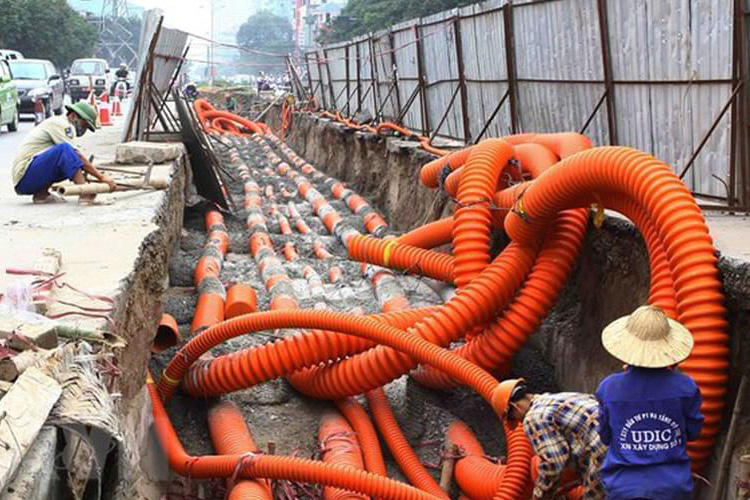 Ống nhựa xoắn chịu lực HDPE OSPEN phi 200/260