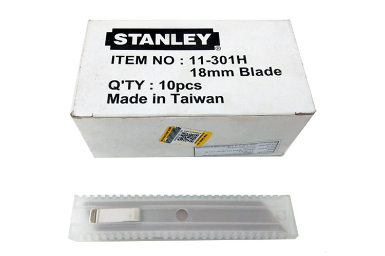 Hộp 100 lưỡi dao rọc giấy Stanley 11-301H