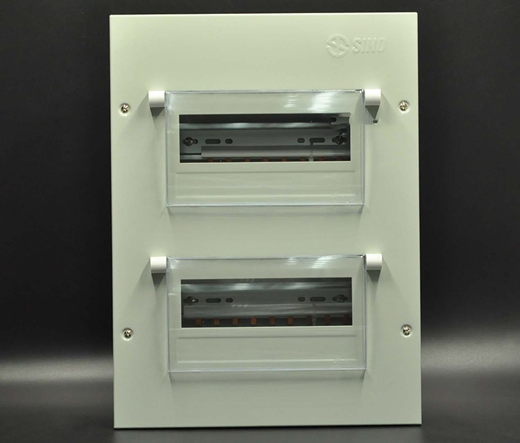 Tủ điện vỏ kim loại chứa 24 Module Sino EM24PL EM24PL