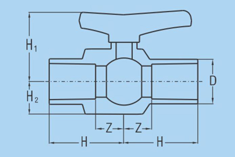 Van chặn nước Pvc Ø27 BÌNH MINH 001PVC00V27Y