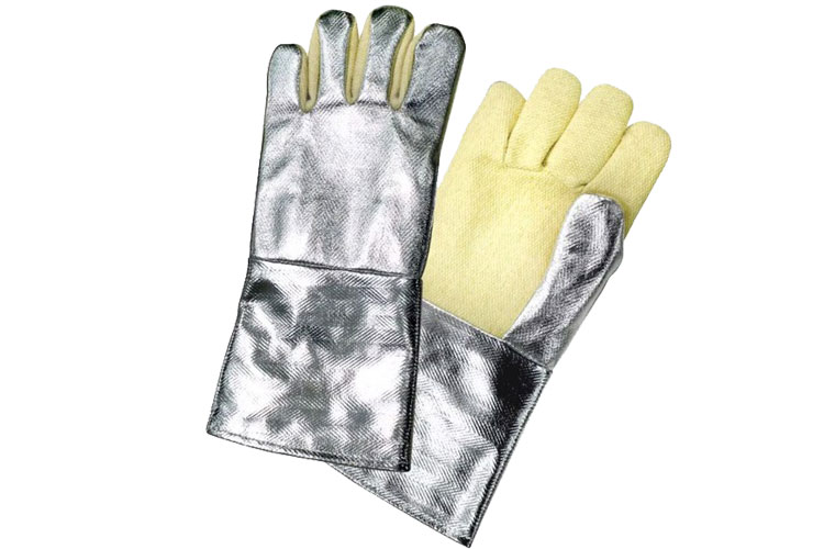 Găng tay chịu nhiệt 40cm tráng nhôm Blue Eagle AL165