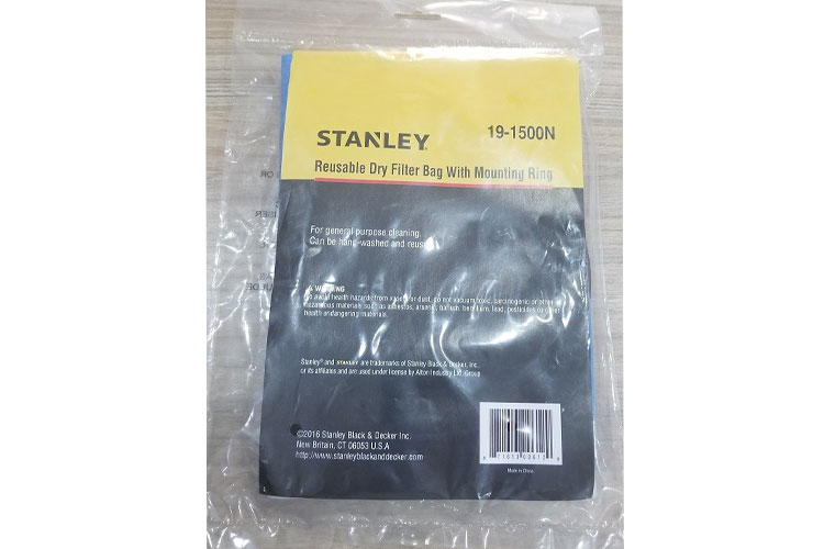 Lọc giấy và vòng giữ máy hút bụi SL19116 Stanley 19-1500N