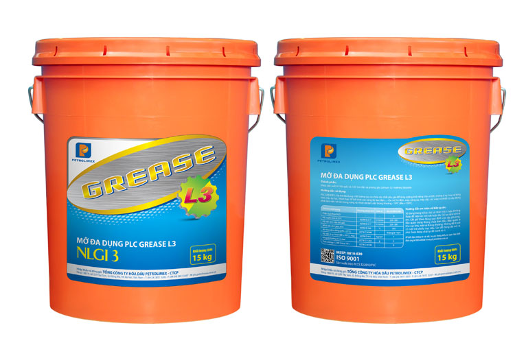 Mỡ đa dụng chịu áp PLC Grease L3 - Phuy 180Kg - 2