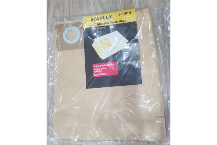 Túi giấy đựng bụi dùng cho máy hút bụi Stanley 19-3101N