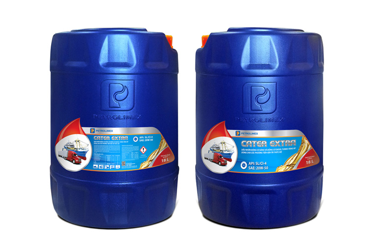 Dầu nhờn động cơ PLC Cater Extra 20W50 - Thùng 18L