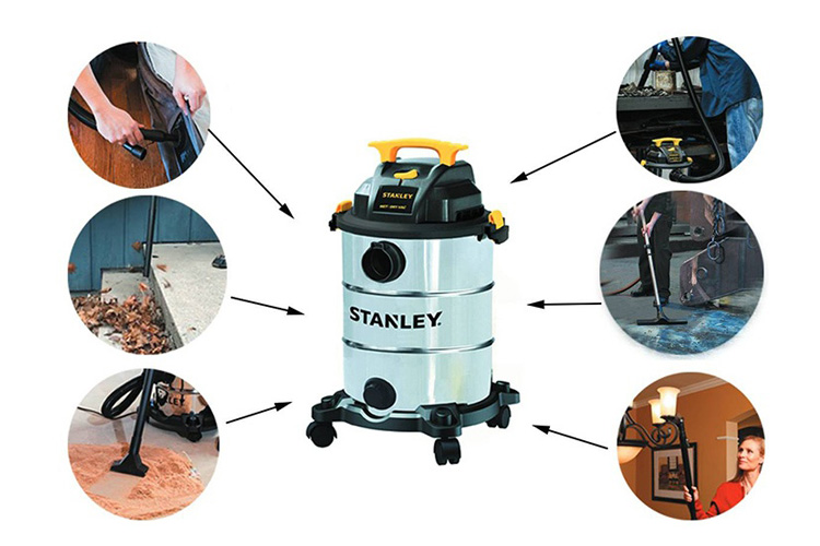 Máy hút bụi công nghiệp khô, ướt 4HP Stanley SL19117