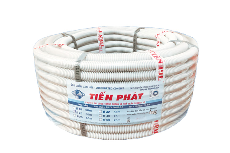 Ruột gà 20 L2 màu xám Tiến Phát RG20/2