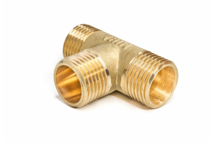 Tê đồng ren ngoài 15mm (1/2inch) Minh Hòa TDRN15