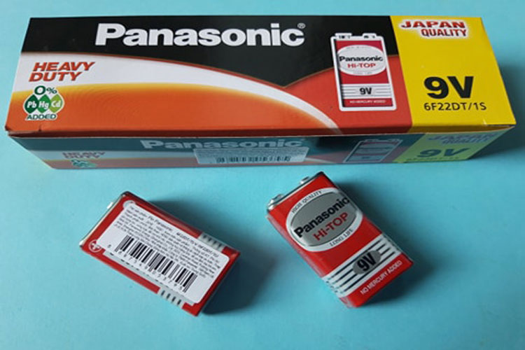 Pin 9V 6F22 Panasonic 6F22DT/1S