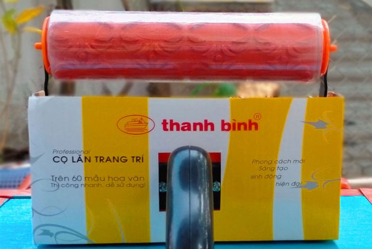 Cọ lăn hoa văn trên sơn (010) Thanh Bình 4TTS2-010
