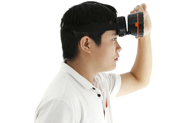 Đèn pin sạc đội đầu 1W màu đen cam, Điện Quang 62299097
