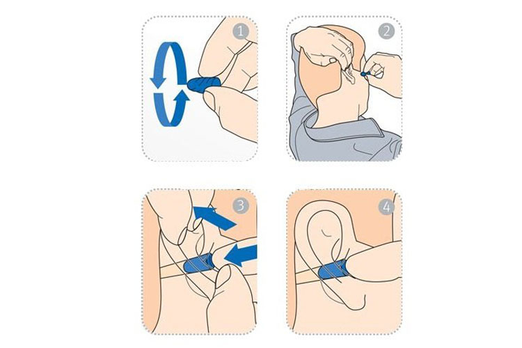 Nút bịt tai chống ồn bọt xốp 3M 1100