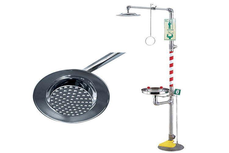 Blue Eagle EW607 emergency eye wash basin with shower